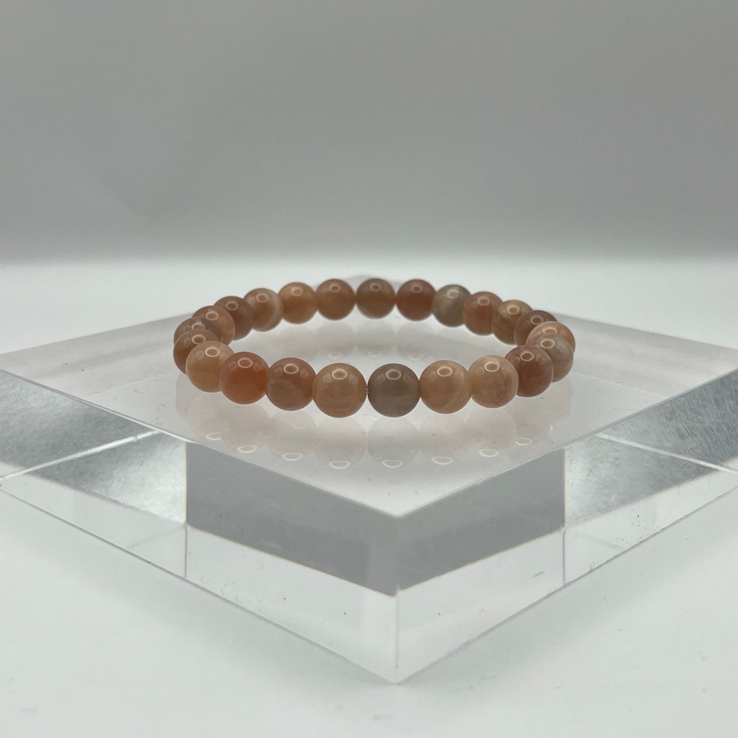 Pfirsich Mondstein 6mm