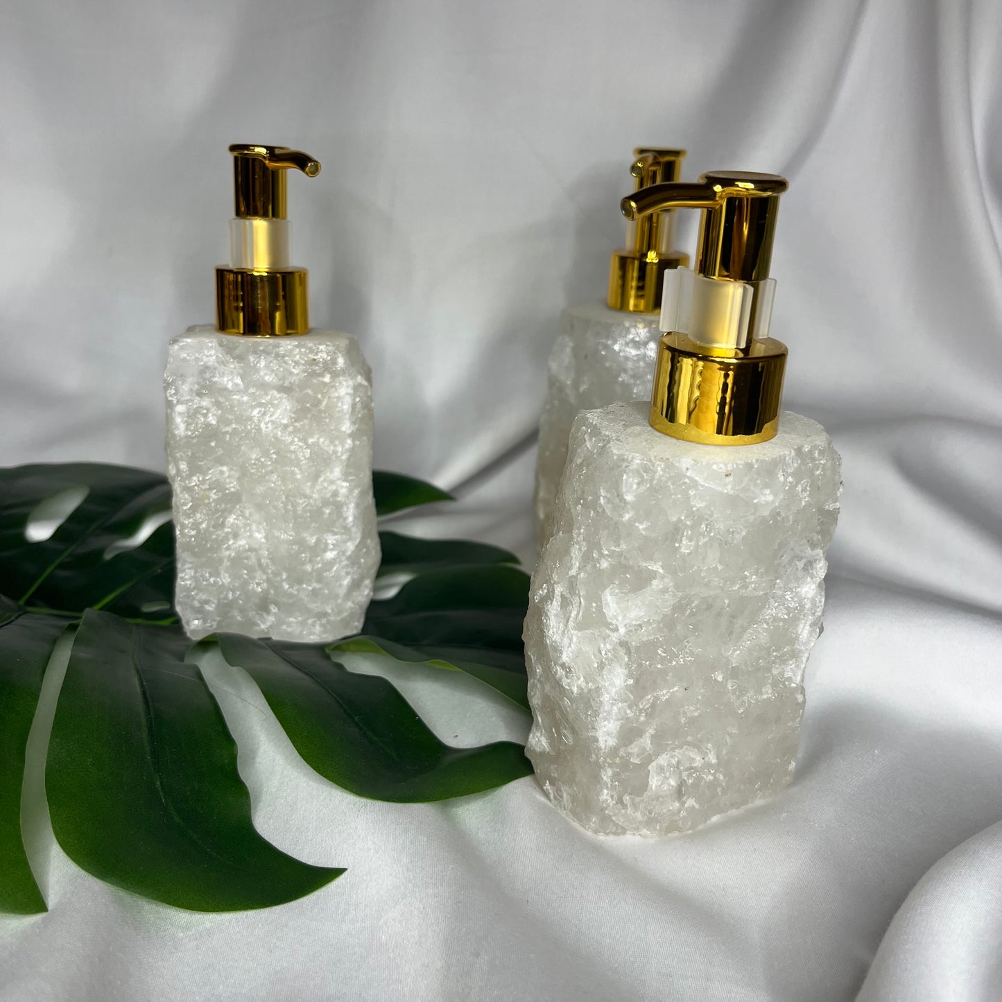 Дозатор для мыла, горный хрусталь