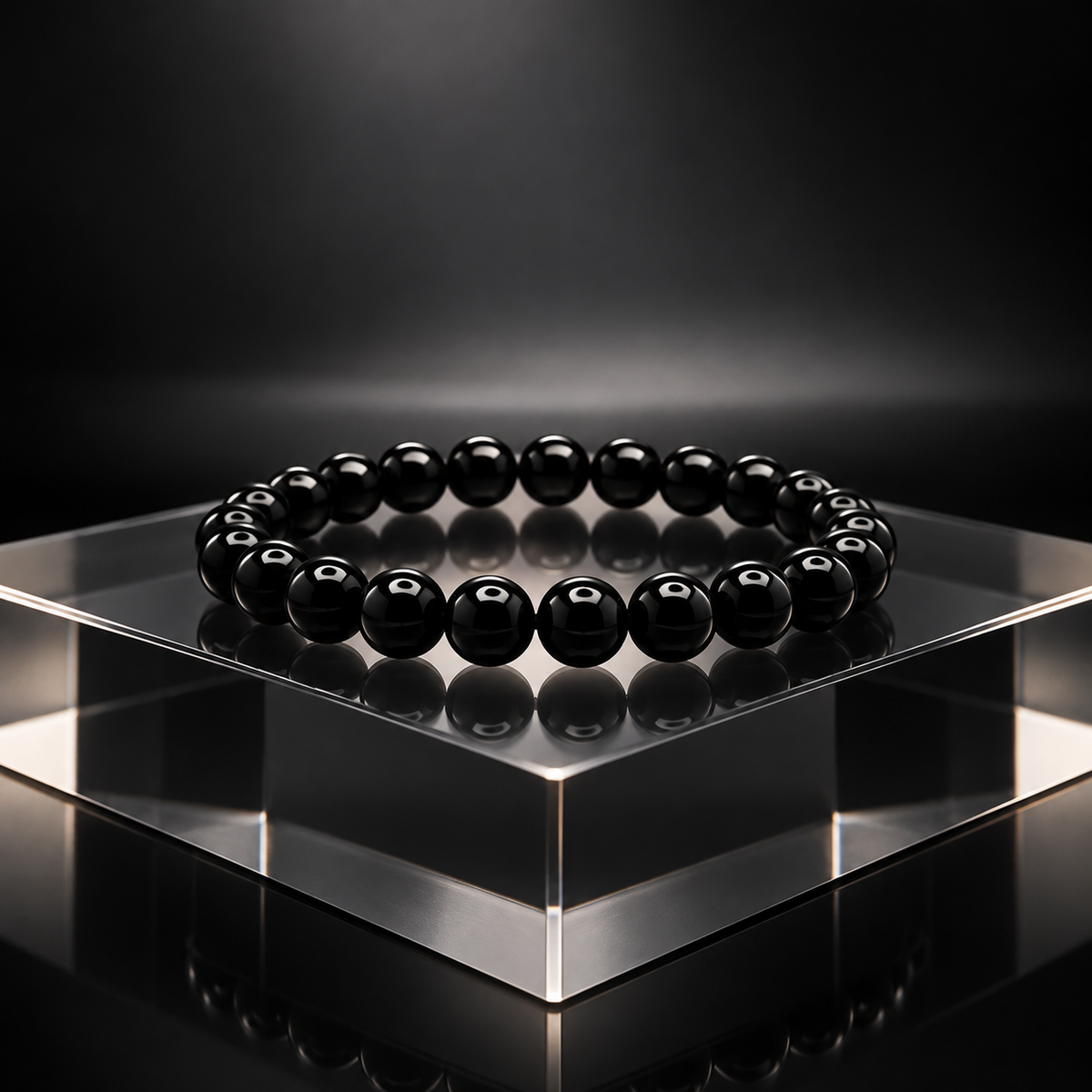 Schwarzer Obsidian 6mm