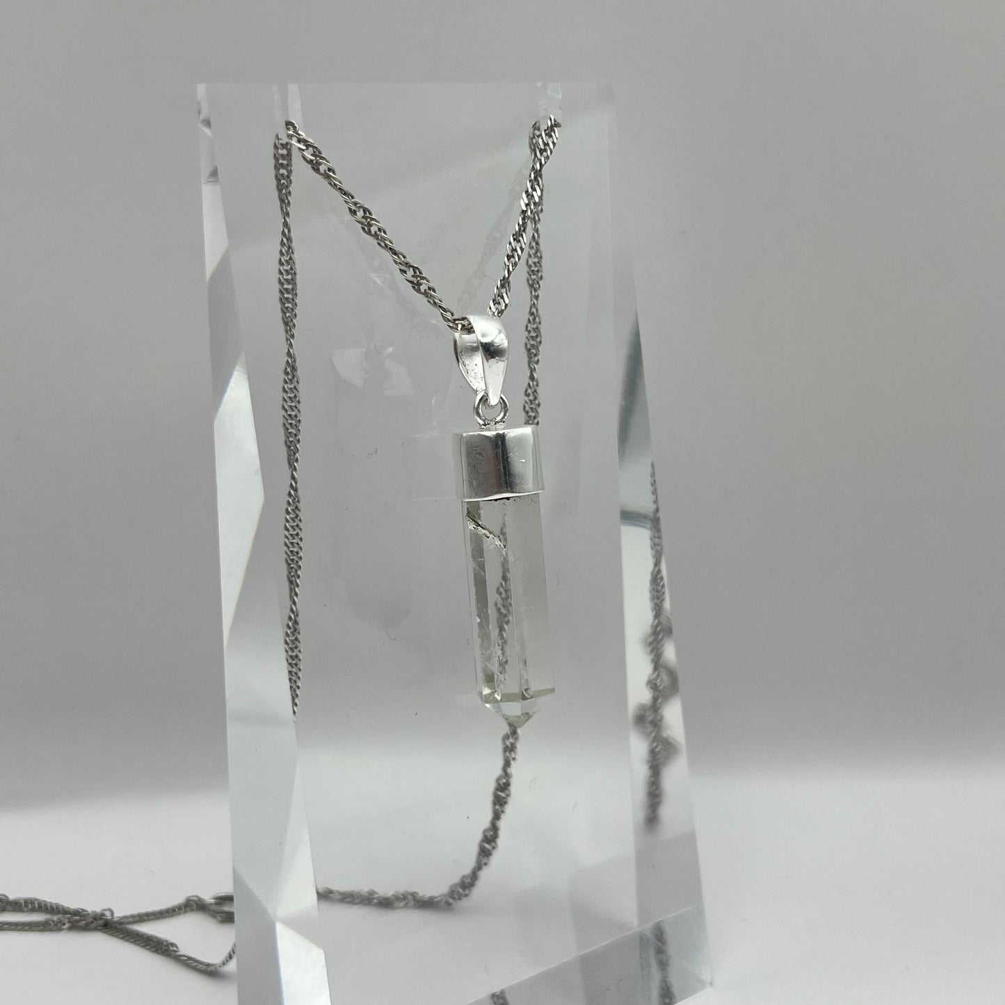 Bergkristall Anhänger (925)