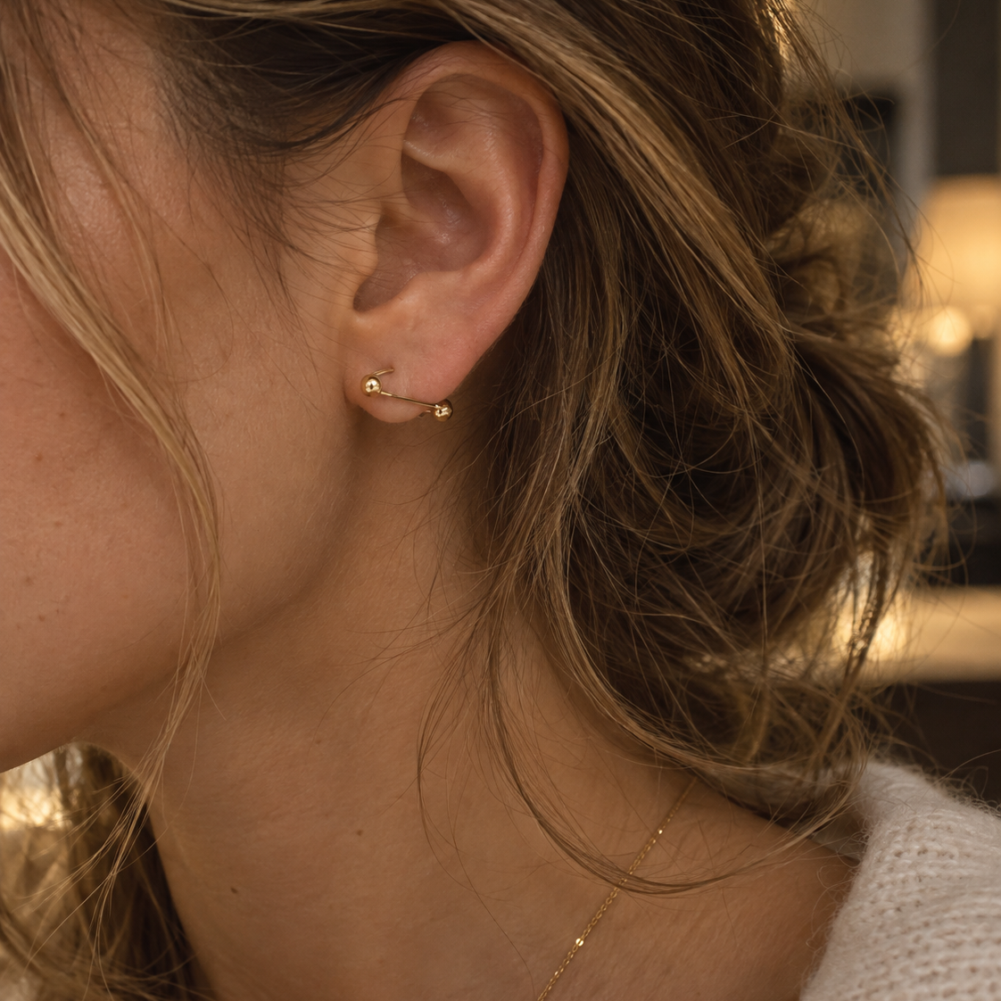 Argentia Pin Earrings